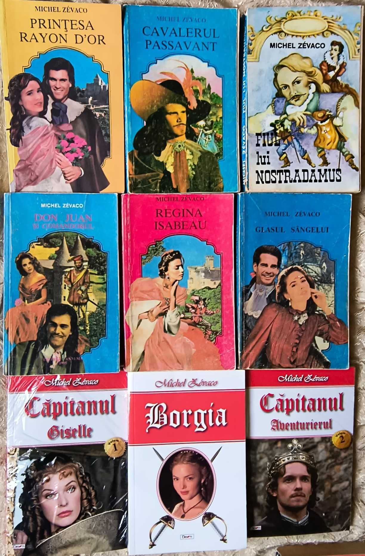 Carti de literatura, capa si spada, aventuri, dragoste
