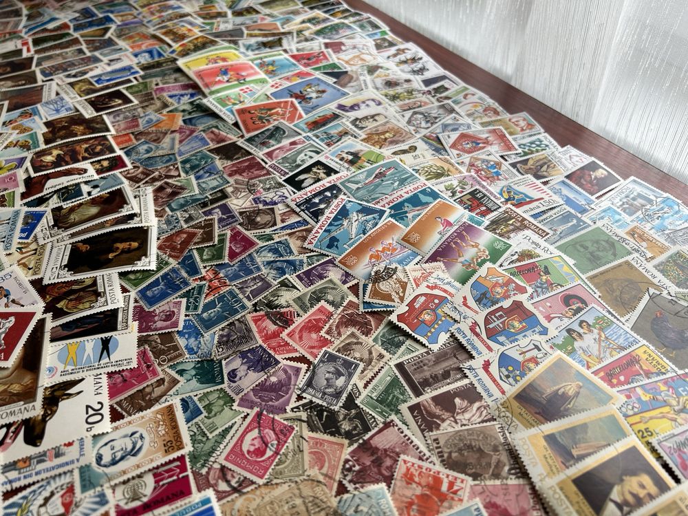 Lot de timbre 800-950 timbre stampilate Romania toate diferite