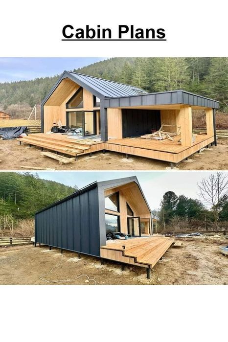 Cabane tip A frame, foișoare, magazii, case, garaje, din lemn uscat