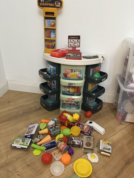 Supermarket pentru copii casa de marcat magazin