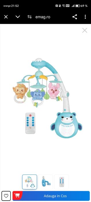 Carusel pentru bebelusi