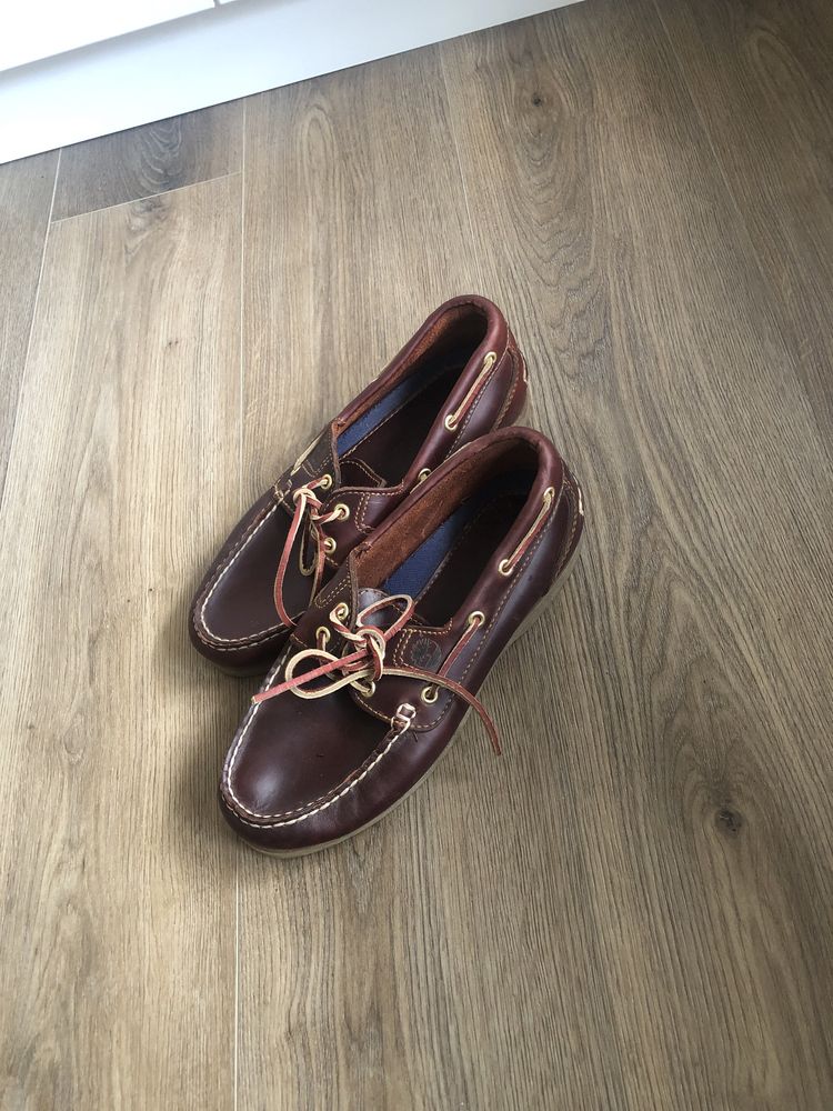 Pantofi piele naturala groasa Timberland vintage Hand made merime 39