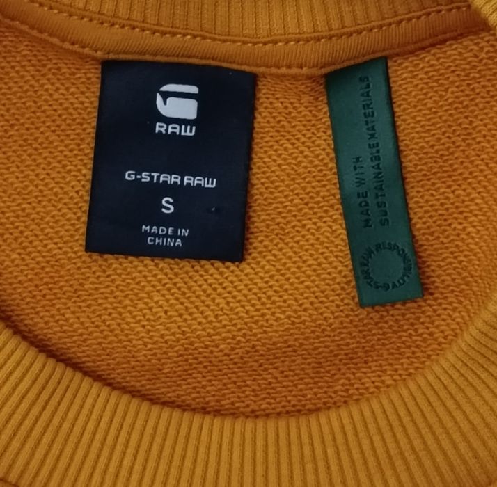G-STAR RAW Sweatshirt оригинално горнище S памучен суичър горница