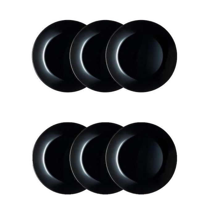 Комплект чинии черен цвят