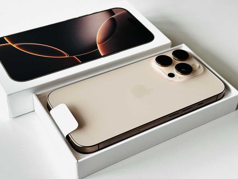 Iphone 16 Pro 256GB Desert Titanium Гаранция 6 месеца