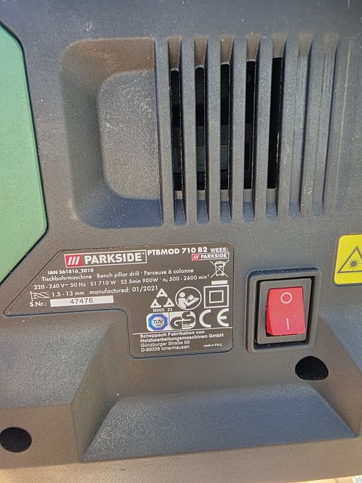 PARKSIDE настолна бормашина