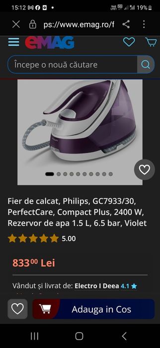 O să vând un fier de călcat nou