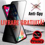 Folie sticla privacy iphone x 15 xr 11 12 13 pro max 16 8 14 PLUS husa