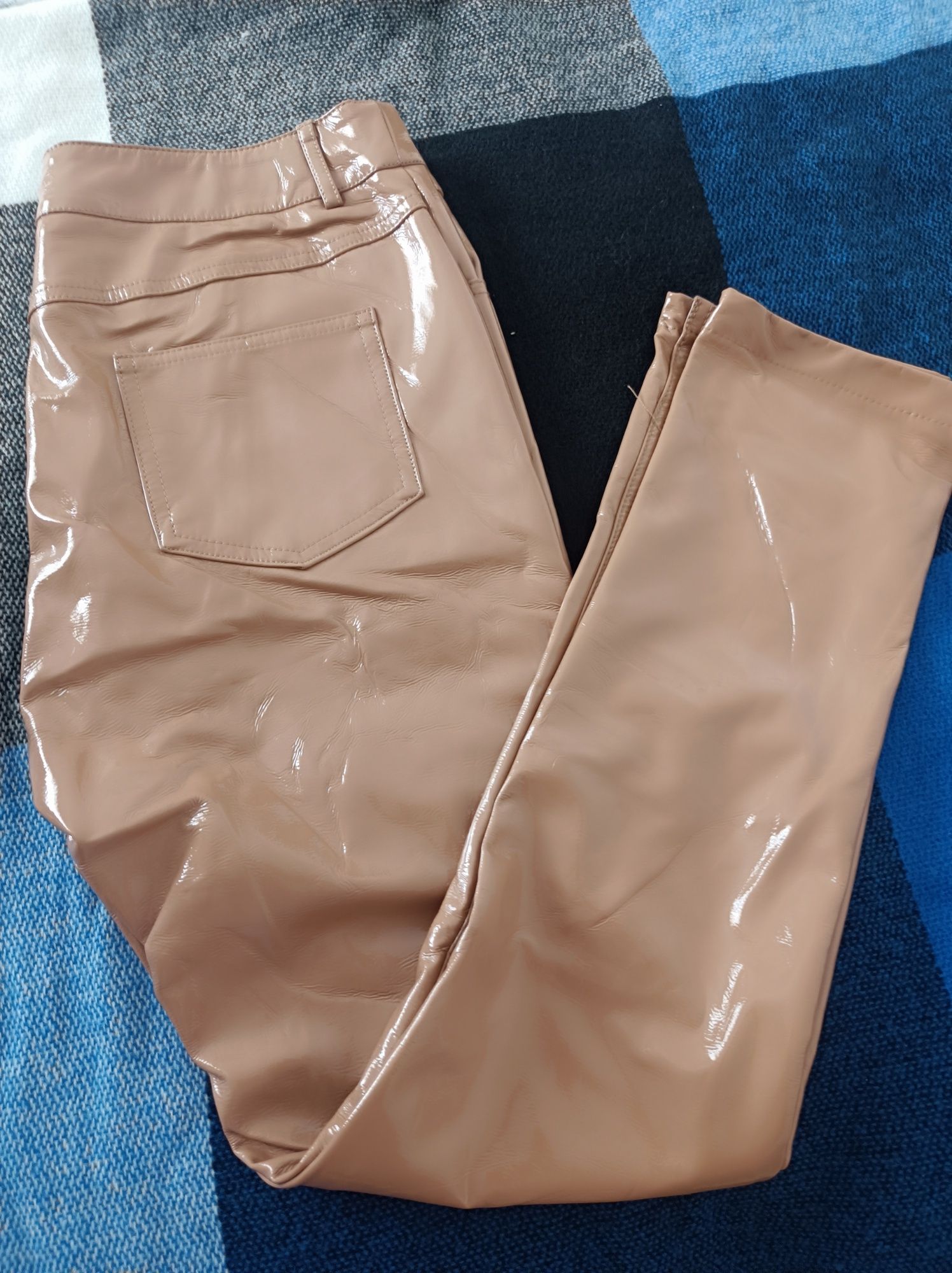 Pantaloni dama imitație piele Motivi