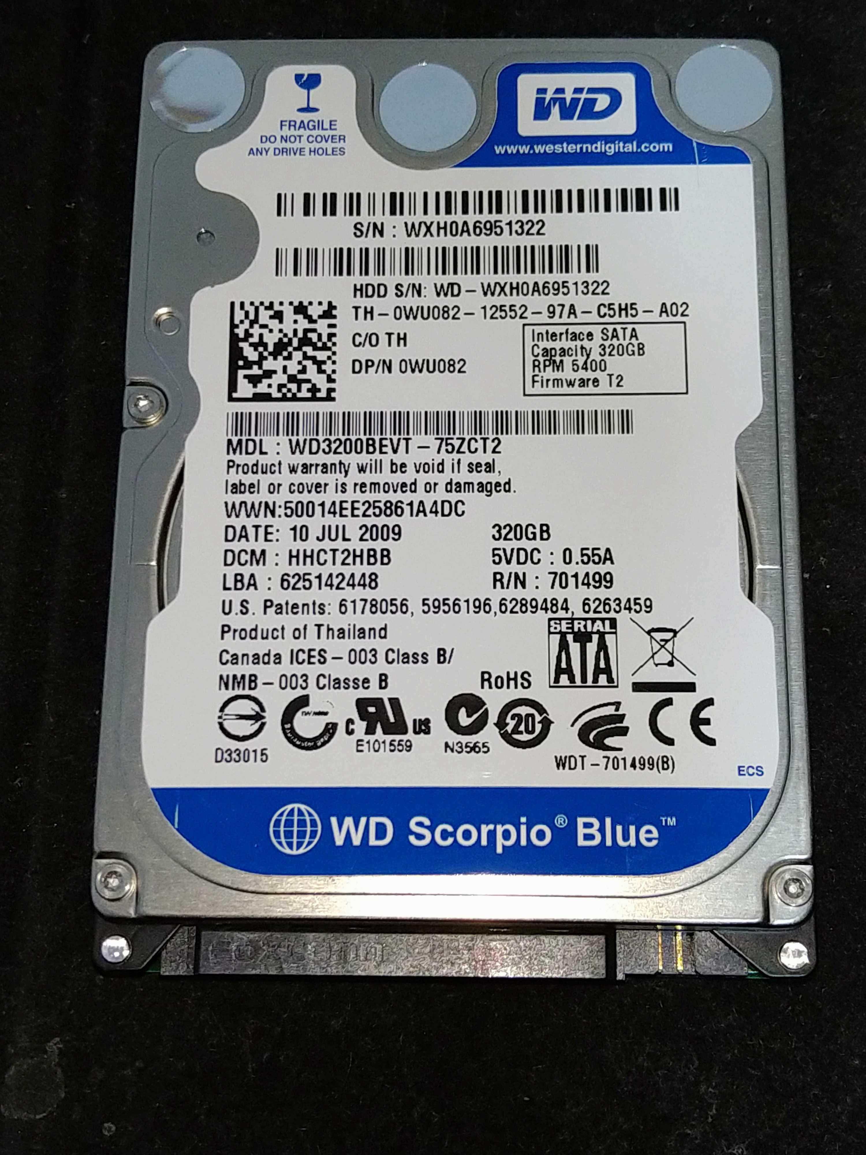 Hdd intern laptop