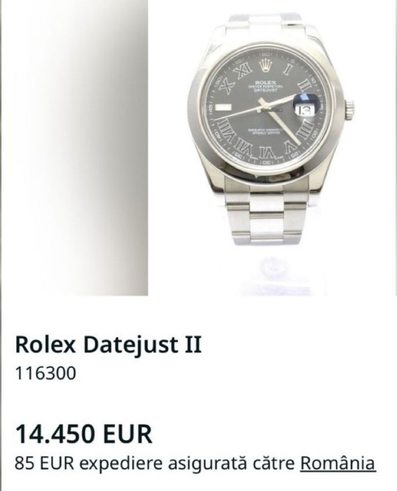 Rolex Datejust II 41mm Stare Impecabila