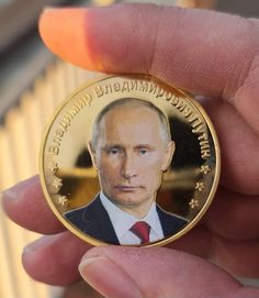 Сувенирна Монета с лика на Владимир Путин