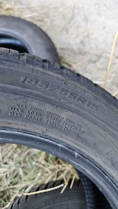 2бр гуми 185 55 15 дот 22 ханкок