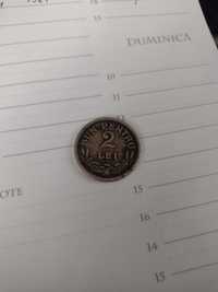 Monedă 2 lei - an 1924