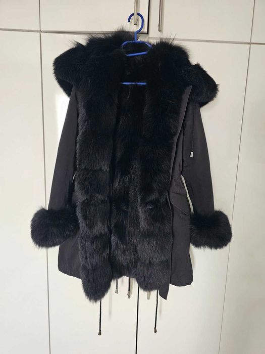 Палто от естествен косъм (лисица)