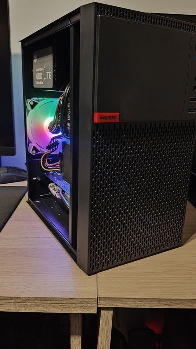 Calculator Gaming Compact Ryzen 5, Nvidia GTx, 16GB Ram, SSD