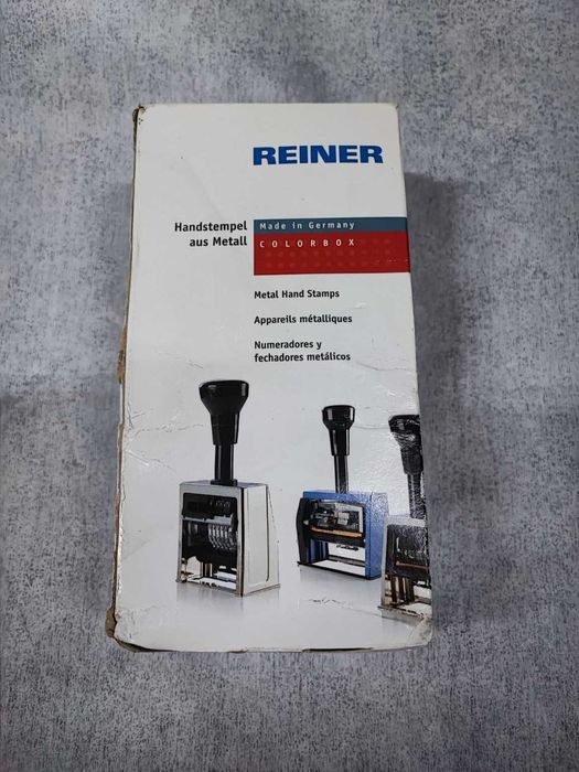 Ștampilă numerotare automată Reiner B6 metalică Germania