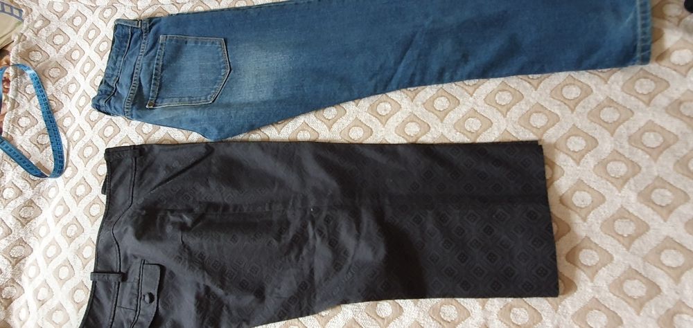 Брюки бежевые и джинсы новые 46-48 новые есть и женские. Из США.