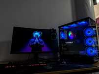 14-AVLOD CORE I5-14400F AQVARIUM CASE to'liq to'plam komputer