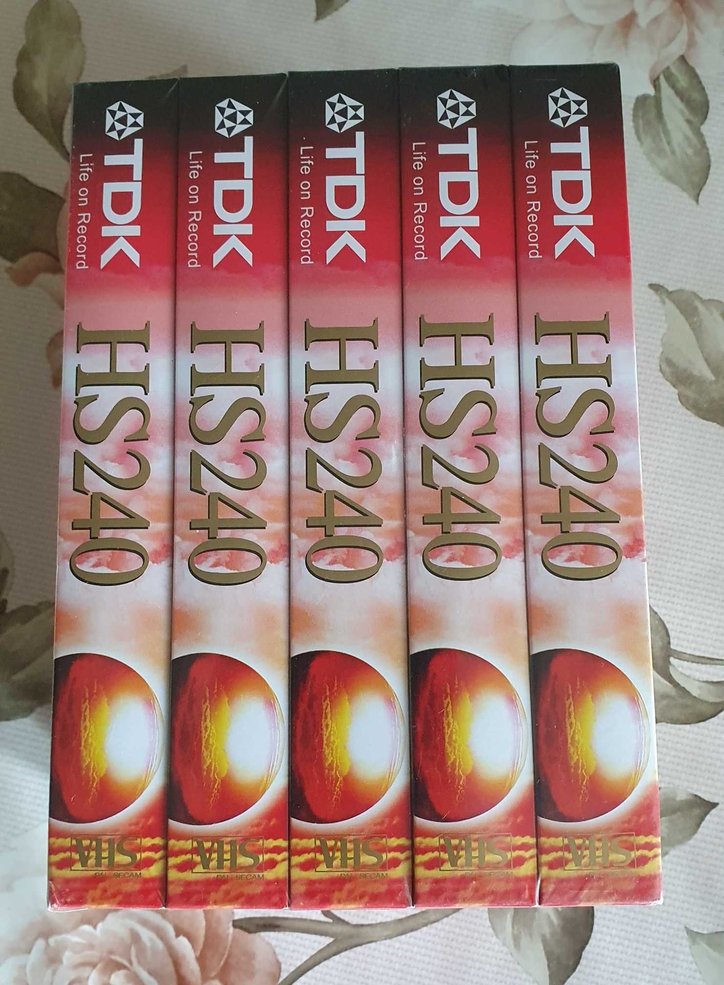 Нови видеокасети VHS TDK, JVC, BASF, Sony, Memorex. Konica
