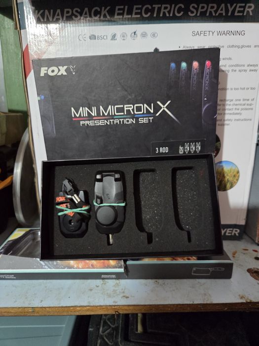 Svingeri mkm 3 cu valigetă 2 seturi cu 6 si 4 svingeri  statie fox sen