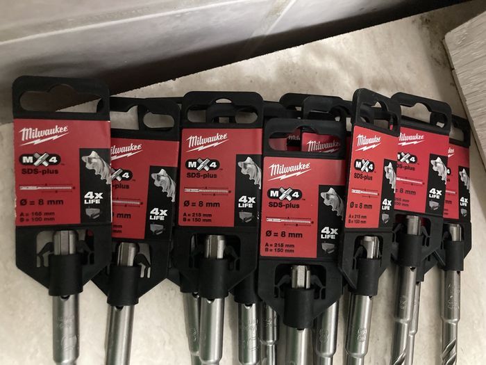 Burghiu Milwaukee MX4 10x165,10x215,10x265mm Noi Italia