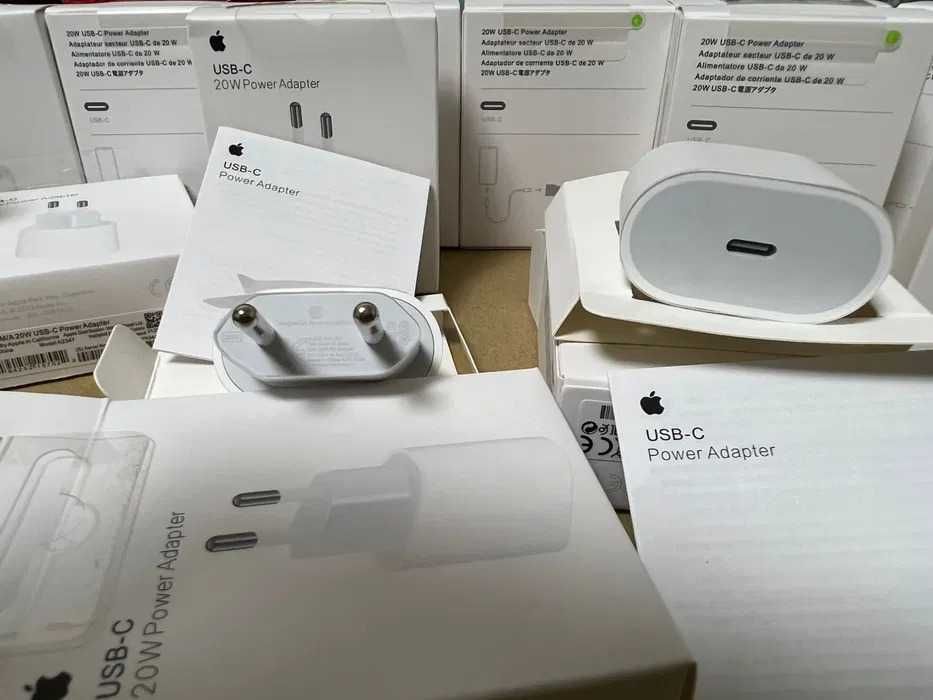 Încarcator + cablu Apple iPhone 8 X 11 12 13 14 Usb C 20W Original