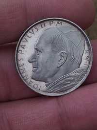 Moneda Argint 500 Lire Italia / Vatican