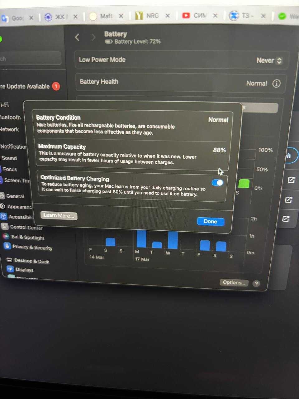 Macbook pro 13" m1 16gb/1tb ssd