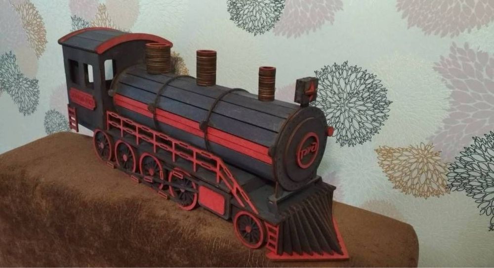 Мини-бар паравоз, подарок