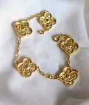 Дамска гривна с 5 златни детелини, Van Cleef & Arpels VCA