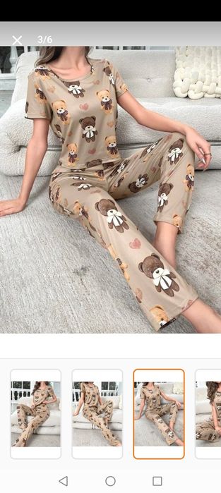 Пижамата с къс ръкав