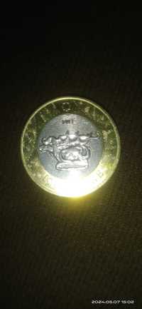 Монета коллекционная, олень 2022