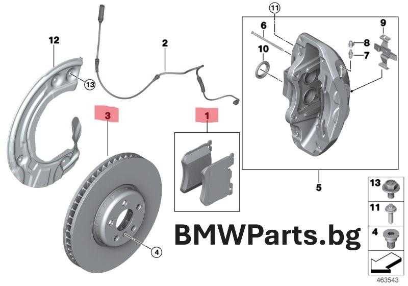 Оригинални предни спирачни дискове и накладки BMW G-сирия 348x36