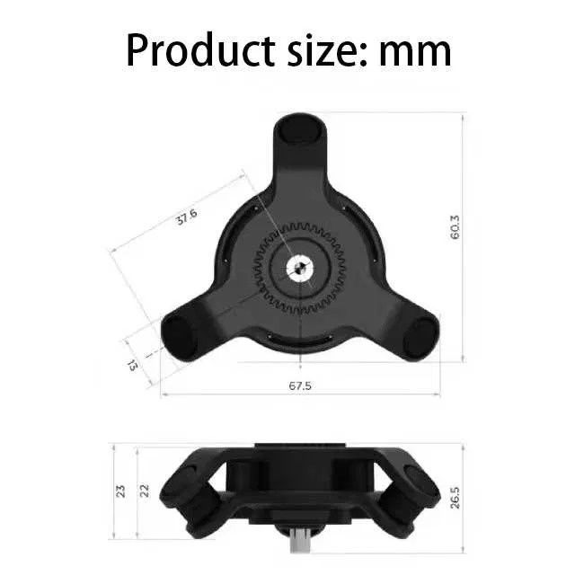 Amortizor vibratii pentru suport cu prindere de tip Quad Lock