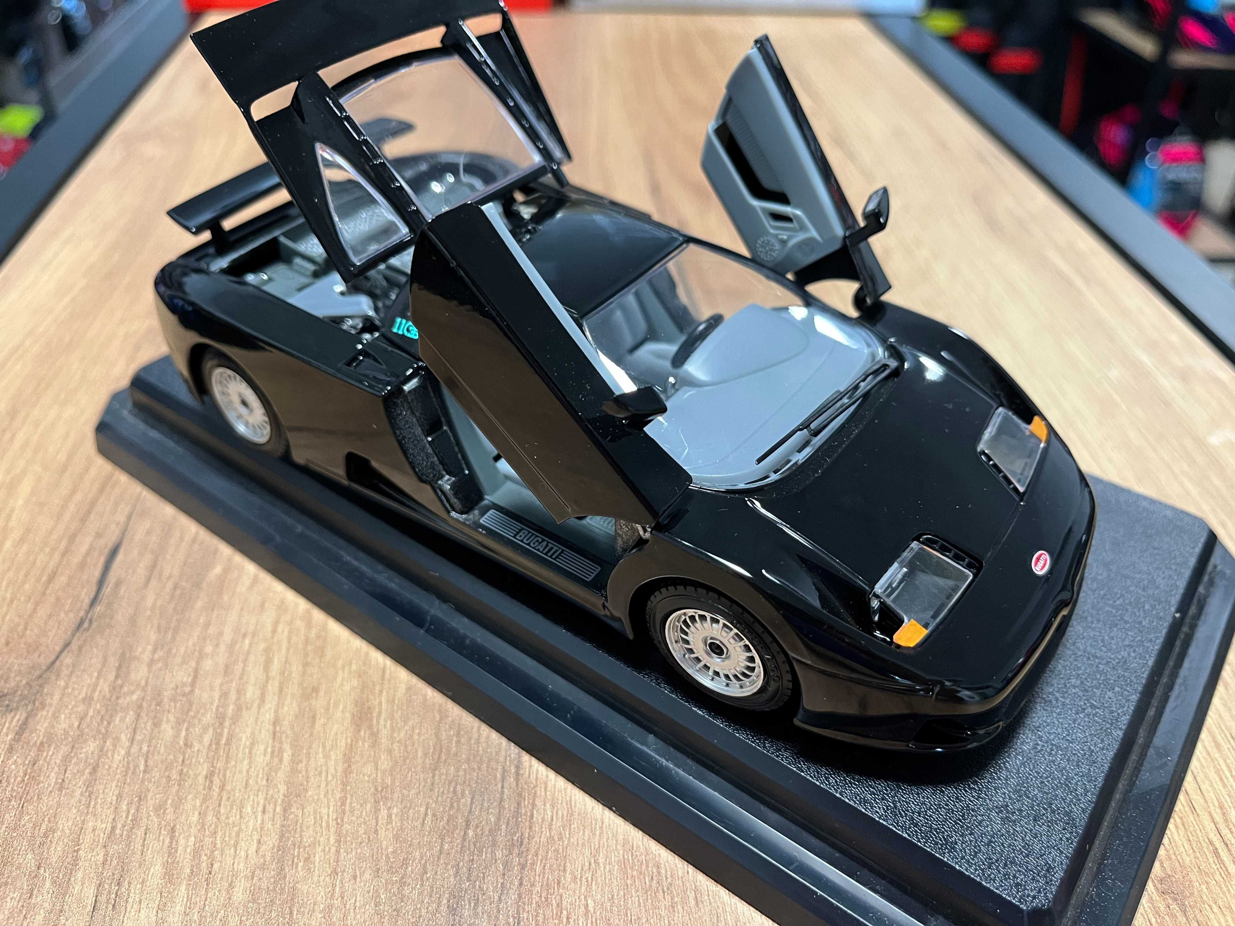 Метална колекционерска количкa BBURAGO BUGATTI EB 110  мащаб 1:24