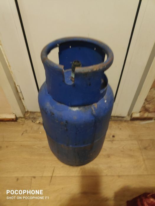 Газова бутилка синя 20 л използвана