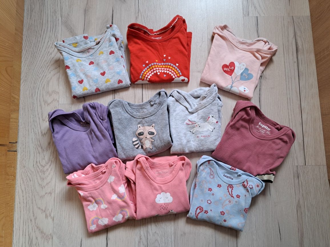Lot body, bluze, pantaloni pentru fetița, Lupilu, mărimea 74-80