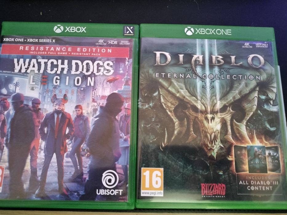 Diablo 3 si watchdogs Legion Joc Xbox one