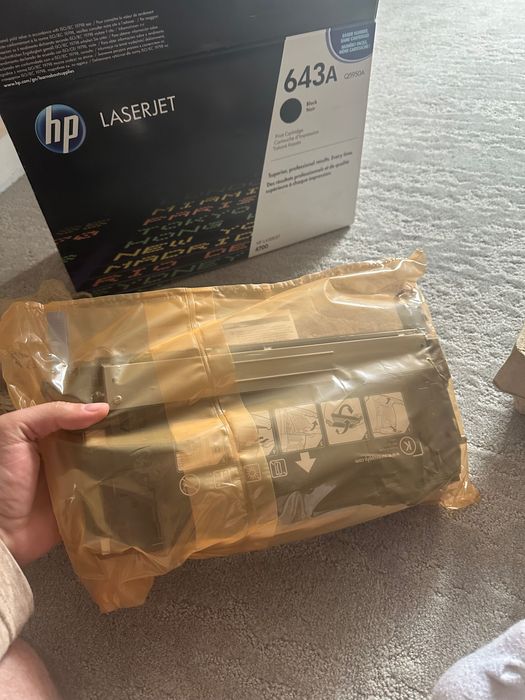 Cartus Toner HP 643A (Q5950A), negru (black), original, 11.000 pagini