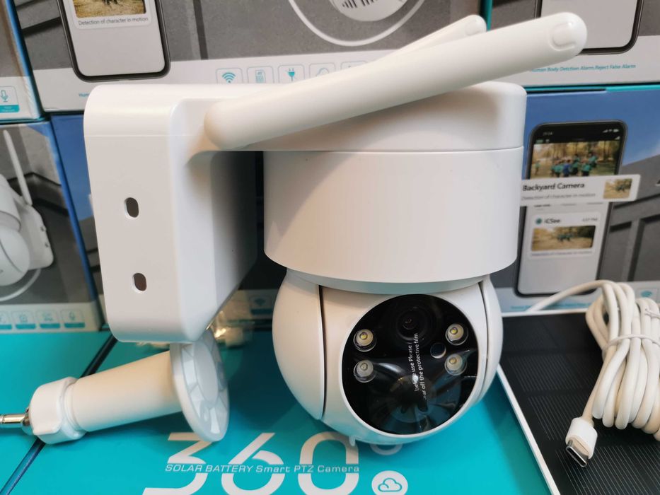4mp (nu 2mp) Camera supraveghere panou solar wifi