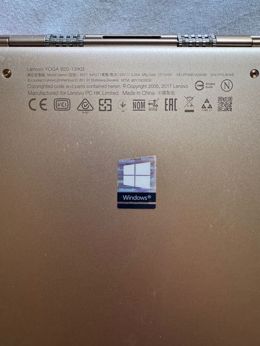 Lenovo Yoga 920-13IKB