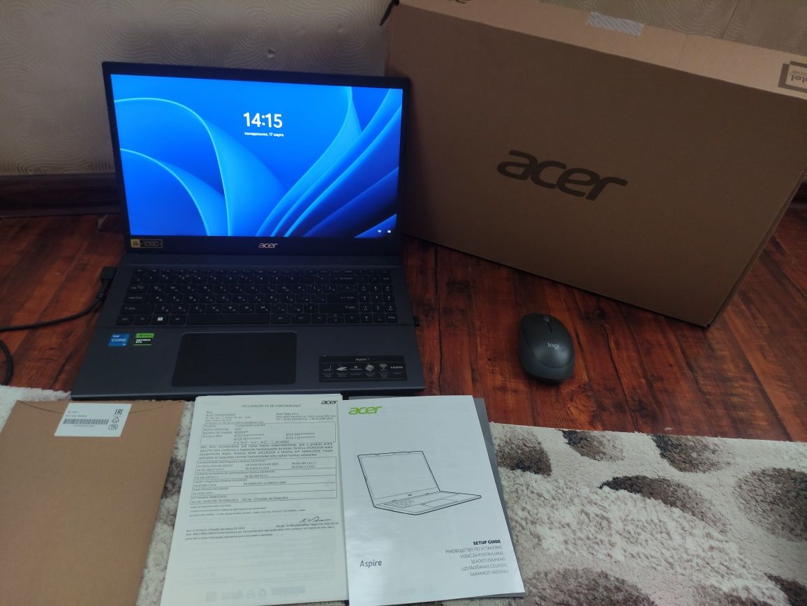 Продам ноутбук ACER/Aspere 7