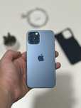 iPhone 12 Pro Pacific Blue 256GB • Ca Nou • Baterie 80% • Cablu Apple