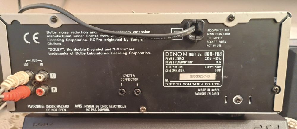 Casetofon deck Hi Fi autorevers Denon UDR F88