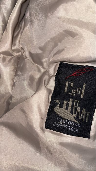 Прекрасно топло яке с гъши пух на Rifle с качулка с естествен косъм