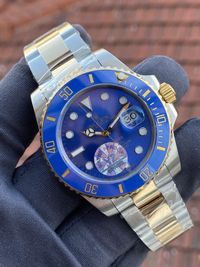 Rolex Submariner Gold & Silver Blue Dial