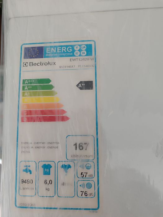 Masina de spalat rufe cu incarcare verticala Electrolux EW