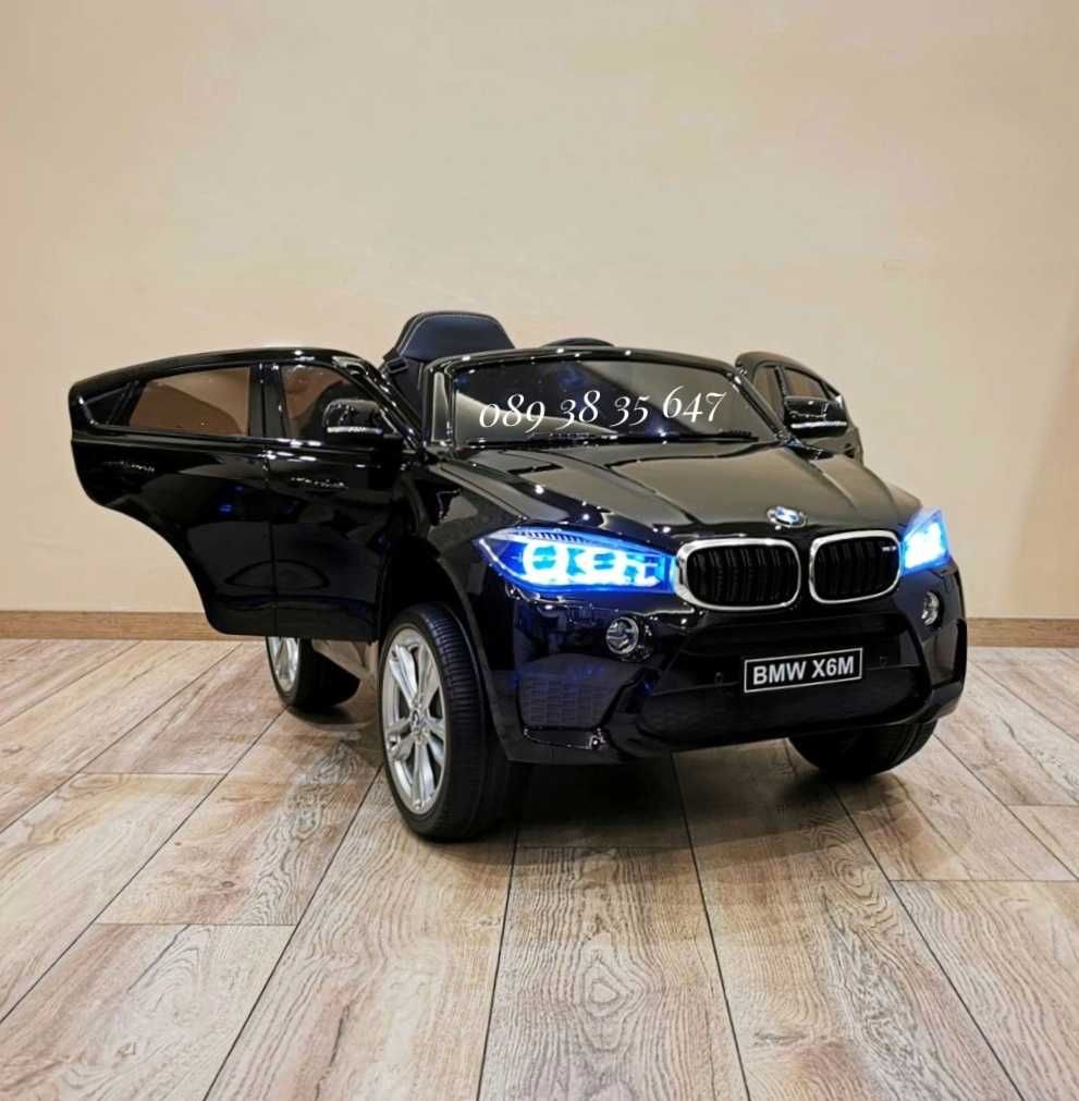 ТОП ЦЕНА!НОВО!Акумулаторен джип BMW X6 с 12V батерия,EVA гуми,USB