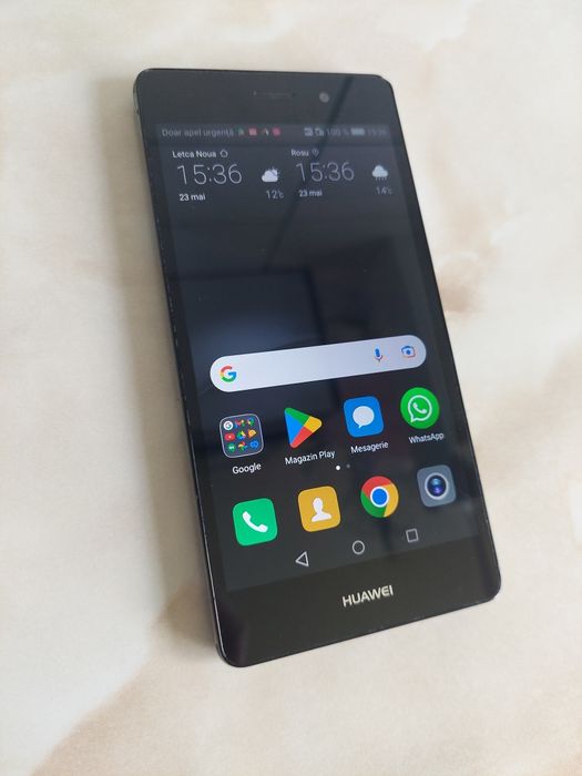Vând Huawei P8 Lite negru fără probleme, NEcodat //poze reale
